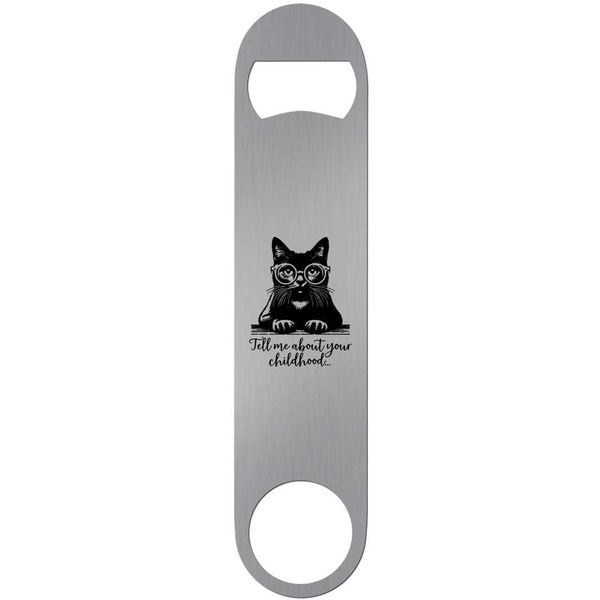 'Therapist Cat' Bar Blade Bottle Opener (BR00020754)