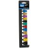 Draper 50195 Square Drive Metric Coloured Socket 12 Pieces Set, 3/8" Length