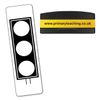 Stackable Traffic Light Positive Neutral Negative Pre Inked School Teachers Feedback Marking Stamper Stamp 44x13mm Primary Teaching Services