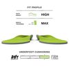 Superfeet All-Purpose Wide-Fit Support Insoles (WideGreen) - Trim-To-Fit Orthotic Arch Support Shoe Inserts - Professional Grade - 7.5-9 Men / 8.5-10 Women