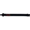 Genuine Fender 2" Black Poly Adjustable Guitar Strap with Red Fender Logo