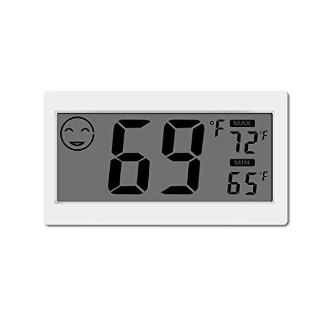 Thermometer and Hygrometer - Ideal Greenhouse Thermometer and Humidity  Meter To Monitor Maximum and Minimum Temperatures and Humidity Easily Wall