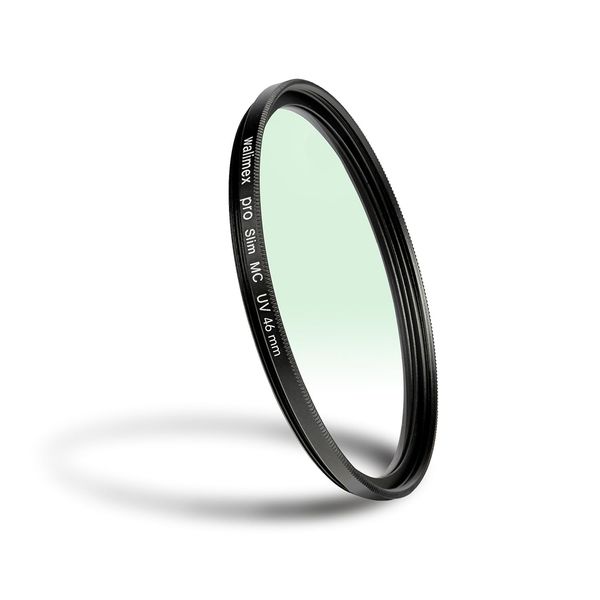 Walimex Pro UV Filter MC 46 mm Metal Frame, Slim, Ultraviolet Blocking, Ideal for Landscape Photography