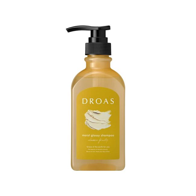 DROAS | Renewal 【Moist Glossy】 Shampoo 13.5 fl oz (400 ml), Classic Fruity Scent, Damage, Smooth, Hair Care, Doroasu, Moisturizing, Mud Clay