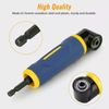 90°Degree Right Angle Extension Screwdriver Socket Adapter Drill Attachment Tool