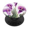 Lila Calla-Lilien PopSockets mit austauschbarem PopGrip