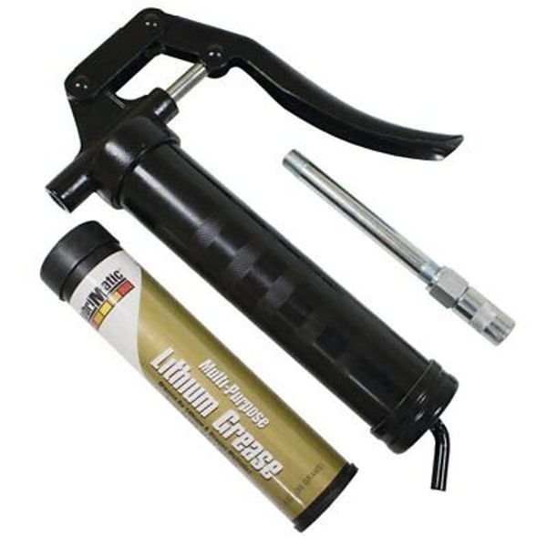 Micro Grease Gun - 3 oz Cartridge, One-Handed, Fast Two Way Loading