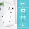 DEWIN Smart Timing Socket, Timer Switch with USB Type-C Port UK Plug Controller Programmable Countdown Socket for Household Appliances, Smartphone, Tablets