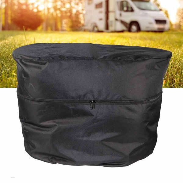 RV Propane Tank Cover, Camper Propane Tank Cover Double 20lb, for Travel Trailer