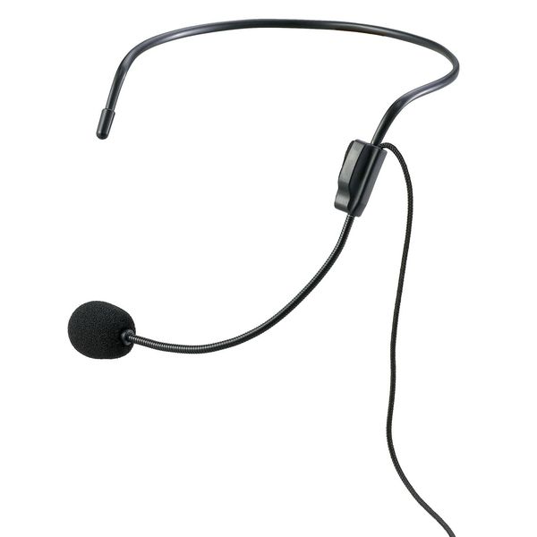 Artec 52484 Head Microphone (for Hands-Free Small Loudspeakers) for Disaster Prevention, Disaster Prevention Set, Stockpile, Loudspeaker, Microphone, Headset, Extendable, Lightweight Head Microphone,