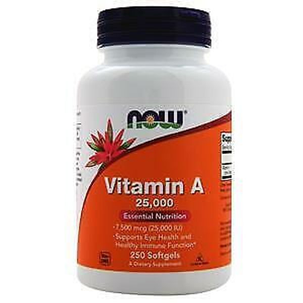Now Vitamin A (25,000IU)  250 sgels