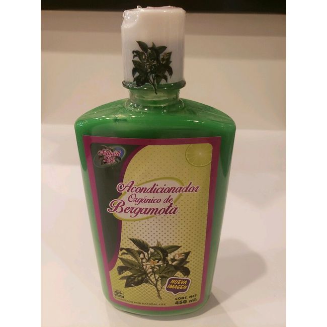 Acondicionador/Conditioner de Bergamota 100% Natural 450ML Promotes Hair Growth!