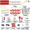 Pipeline Automatic Chicken Waterer System Set (58 Pc) Chicken Water Cups,Chicken