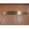 Rectangle/oblong Backplates For Drawer Pulls In Brushed Brass Finish
