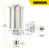 125 Watt E39 LED Corn Light - 18,400 Lumens -Replace 600 watt Metal Halide bulbs