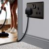 BG Electrical NBN22B-01 Double Switched Power Socket, Black Nickel, 13 Amp
