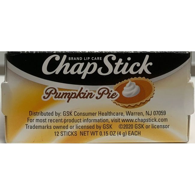 CHAPSTICK PUMPKIN PIE LIP BALM 12-PACK