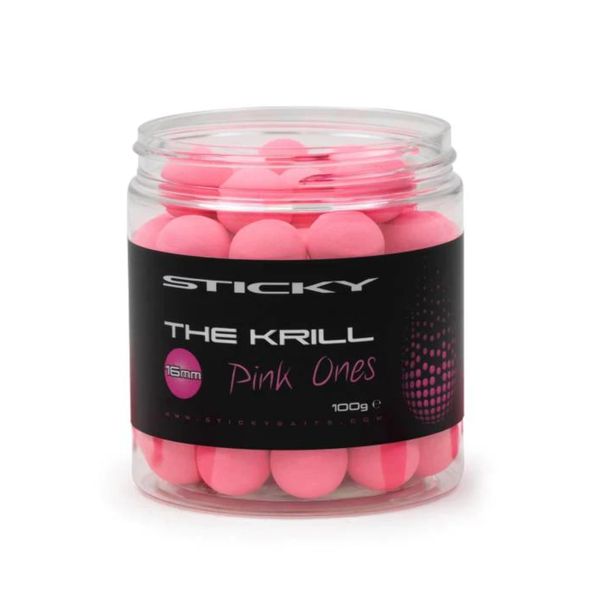 Sticky Baits The Krill Pink Ones Pop Ups - 16mm