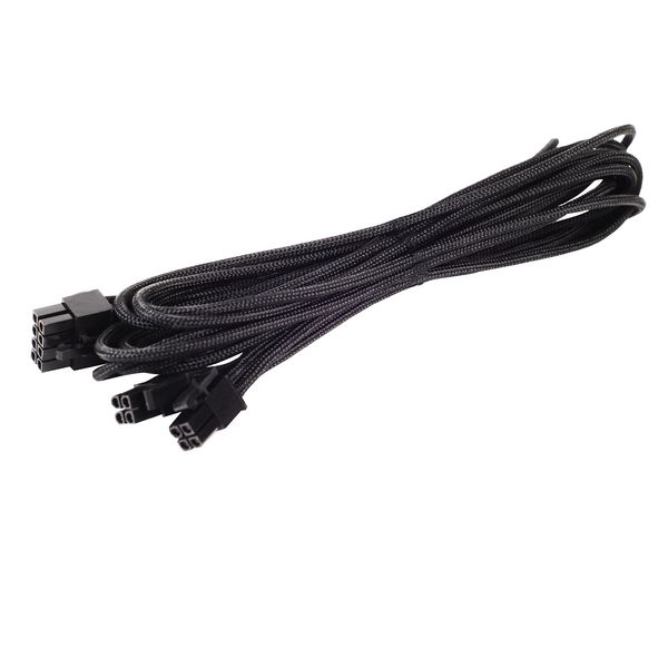 SilverStone SST-PP06B-EPS75 - 75cm EPS/ATX 8pin(4+4) Sleeved PSU Cable, black