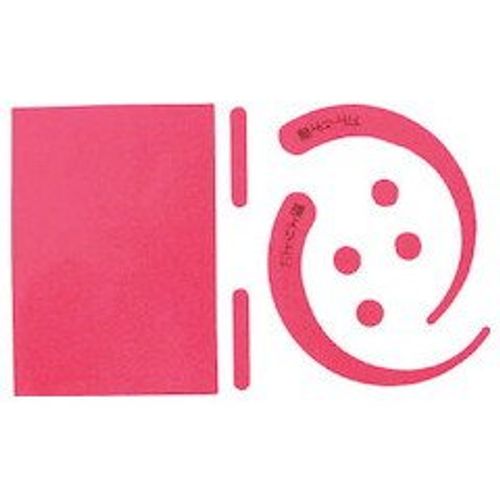 Green Cross Safety Belt Hook Sticker Fluorescent Pink 1150-2201-00