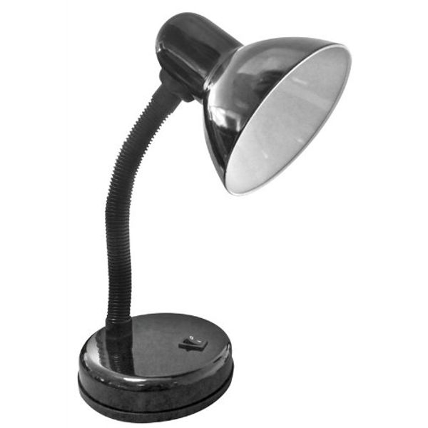Black Desk Lamp Flexible Reading Light Decorative Table Lamp Office Study Bedsides with Bulb