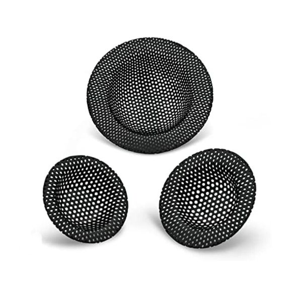 3 PCS Black Kitchen Sink Strainer, Stainless