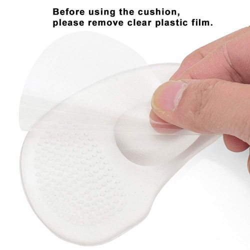 PEDIMEND Silicone Gel Metatarsal Ball of Foot Ant-Slip Pads (1PAIR - 2PCS) | Arch Support Cushion | High Heel Slip Resistant Shoes Pads | Unisex | Foot Care
