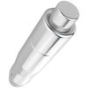 Lunsom Button Shift Knob Aluminum Shift Lever Metal Shift Knob for Auto Car (Silver)