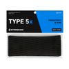 StringKing Type 5X Semi-Hard Lacrosse Mesh Piece (Black)