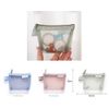Natiform Mesh Makeup Pouch, Cute, 3 Pieces, Cosmetic Pouch, Makeup Pouch, a