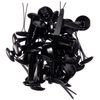 EYELET OUTLET Round Brads, 8mm, Black