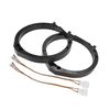 Hihaha 6.5" Speaker Adapter Spacer Ring with Wire Combination for Honda Durable Material