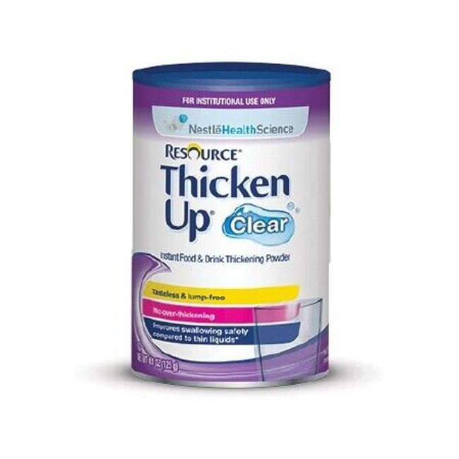 Resource ThickenUp Clear 4.4 oz, Unflavored, 8 PACK