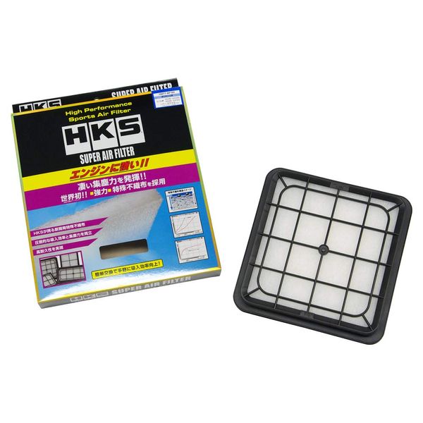 HKS 70017-AF101 Super Air Filter, Air Cleaner, For XV GP7, Impreza GP2, GP3, GP6, GP7, GVF, GVB, GRF, GRB, GH2, GH3, GH7, GH8, Impreza G4 GJ2, GJ3, GJ6, GJ7, Impreza Anesis GE2, GE3, Other Models