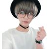 IOZO mens03 Men's Wig, Short, Full Wig, Medium, Black, Wig, Men's Clothing, Students, Interviews, Work, Gentleman, Disguise, Cosplay, T3-ash grey, Free Size