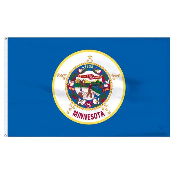 Minnesota Flag 3' x 5' Nylon