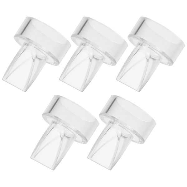 EXCEART 5pcs Duckbill Valves Transparent Anti Backflow Durable Safe Healthy Replace Breast Pump Parts Silicone Diaphragm Electric Breast Pump Parts