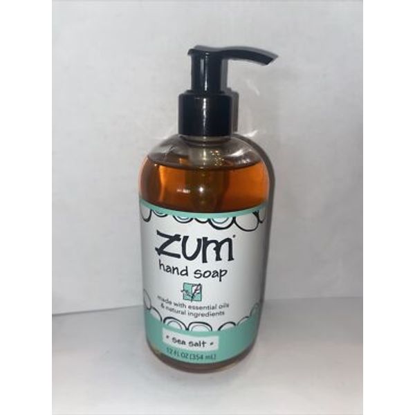 Zum Hand Soap Pump Sea Salt 12 fl oz (354 ml) , With Essential Oils BRAND NEW!!!