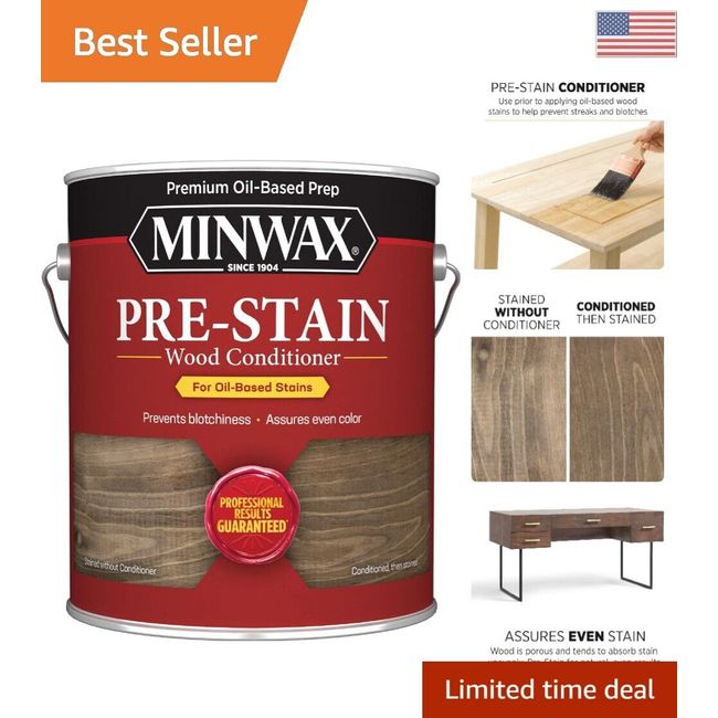 Premium Pre-Stain Wood Conditioner - Stain Penetration - Prevents Blotching