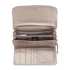 Kipling MONEY LAND Large Wallet, Metallic Glow (Silver)