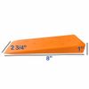 8 Pack 8" Tree Felling Wedge Logging Bucking Falling ABS Plastic (Orange)