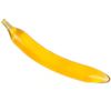Glass Banana Massager, Temperature Sensitive Crystal Design, Smooth Surface
