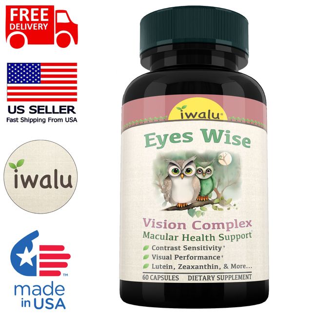 Vitamin For Eyes Formula For Macular Health Lutein And Zeaxanthin 60 Capsules