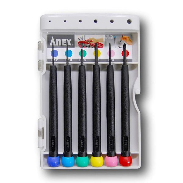 ANEX　precision screwdriver set minus / plus 6 class No.900