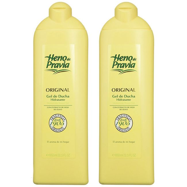 Heno de Pravia Shower Gel 22.5 Oz. 2-PACK Original