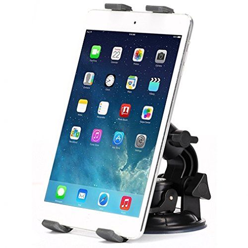 Heavy Duty Car Mount Dash Windshield Tablet Holder Stand for Microsoft Surface Pro 3 - NABI 2 - NABI Jr 5 - NABI XD 10.1" - Nokia Lumia 2520 - US Cellular LG G Pad F 8.0