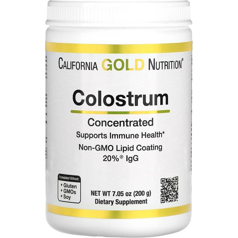 California Gold Nutrition Colostrum Powder, Concentrated, 7.05 oz (200 ...