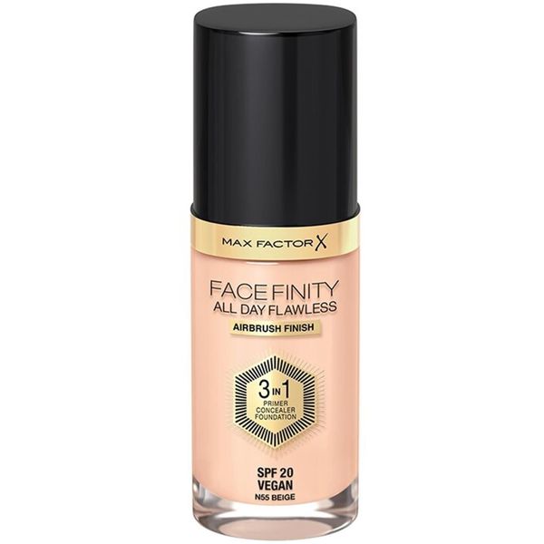 Facefinity 3'ü 1 Arada Kalıcı Fondöten 55 Beige Vegan