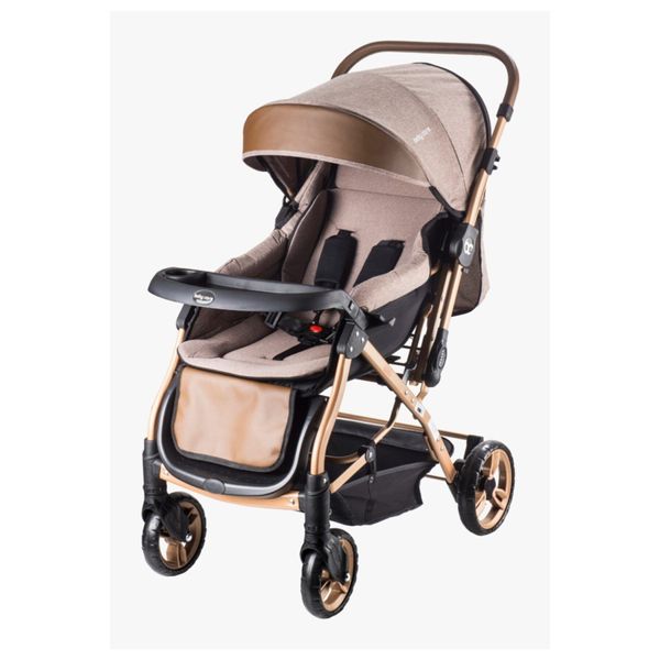 Baby Care 65 Capron Çift Yönlü Bebek Arabası Kahve