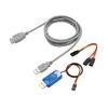MULTIPLEX USB PC-Kabel RX+S + Telemetry (Uni) USB Cable A Multi-Coloured USB Cables (USB A, 2.0, Multi-Colour)